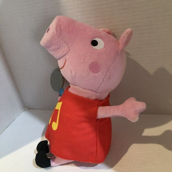 Hasbro Peppa Pig Oink Along Peppa Singing Plush 11 inch Doll Stuffed Toy WORKS - Picture 8 of 12